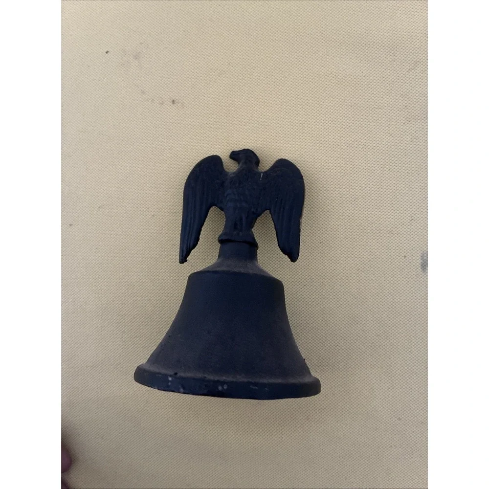 Cast Iron Eagle Bell Vtg 5 Inches